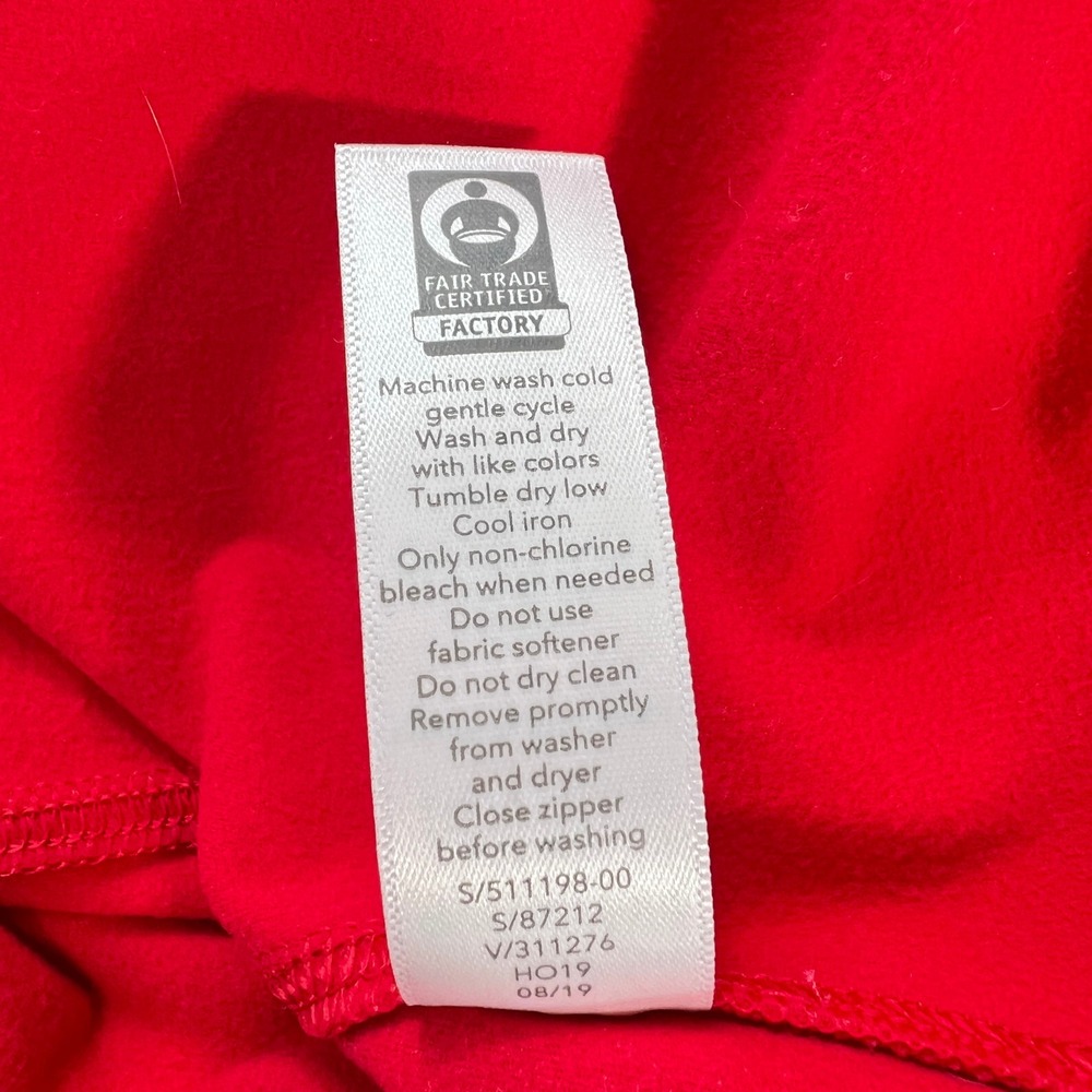 Athleta Salutation Half Zip Pullover Ruby Red Pul… - image 6